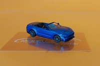 Brekina PCX 870564 Ford Mustang VI Cabriolet, Dunkelblau, 2020, 1:87, NEU Modell