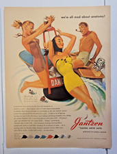 Vintage 1949 Jantzen Swim Suits We're all Mad about anatomy  11x14 ad