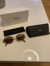 Lunettes De Soleil Celine Triomphe  verre de monture marron Neuve - I