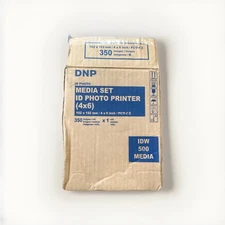 DNP Media Set ID Photo Printer 4x6" Paper and Ink Roll IDW500 ID 350 Prints