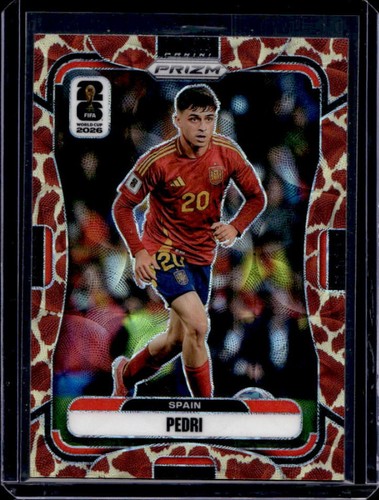2026 Panini Prizm World Cup Pedri SP Choice Giraffe #80 Spain