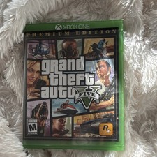 Grand Theft Auto V Xbox One Premium Edition Action  Adventure Case Disc Manual