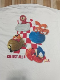 Vintage Sonic the Hedgehog 3 1990s Promo McDonald Mamono Meal Game Rare Shirt