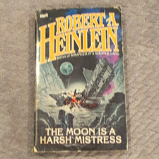 Robert A. Heinlein The Moon Is a Harsh Mistress Paperback Sci-Fi Bantam 2075