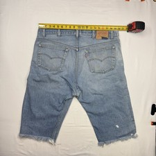 Vintage Levi s 501 90s Shorts Fits 39.5x16 Men s Made in USA Denim Cut Off Jorts