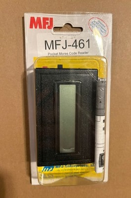 MFJ MFJ-461 Pocket CW Morse Code Reader - NEW In Box
