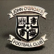 John O’Groats FC Scottish Non-League football pin badge