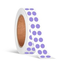 1/4 Inch Circle Sticker Labels,0.25 Inch Round Adhesive 1 Roll-1000PCS Lavender