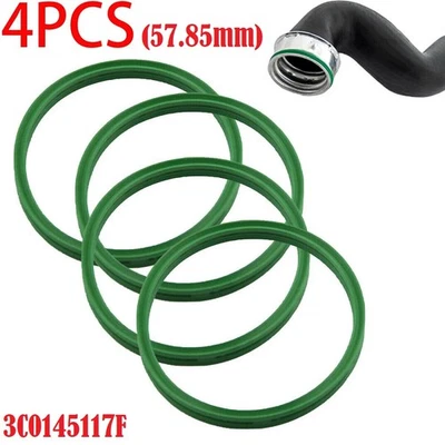 4x Turboschlauch Dichtung Ladeluftschlauch für Audi Seat Skoda VW 3C0145117F . - Bild 1 von 4