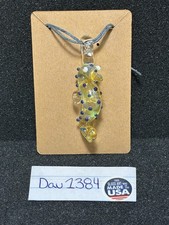 Glass Seahorse Pendant Hand Made In America