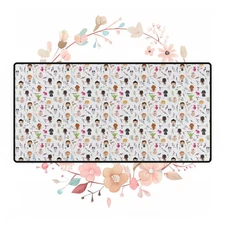 Floral Star Wars Disneyland Mouse Pad Desk Mat Gaming