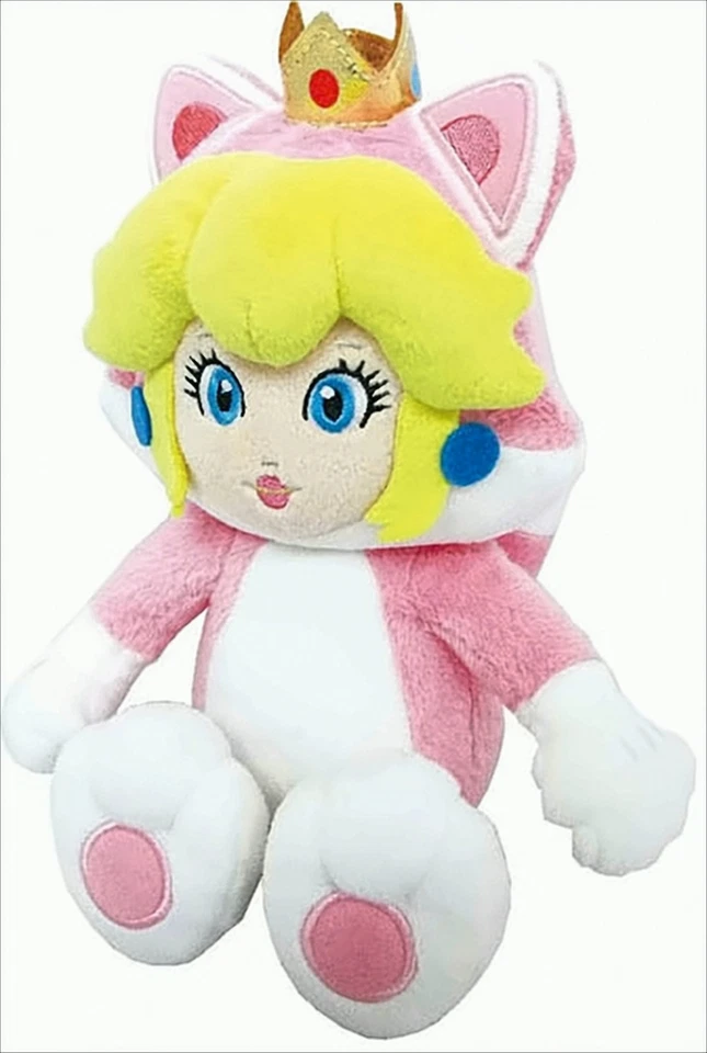 GW1730 Nintendo Plüsch Peach Cat 24cm Neu & OVP - Bild 1 von 1