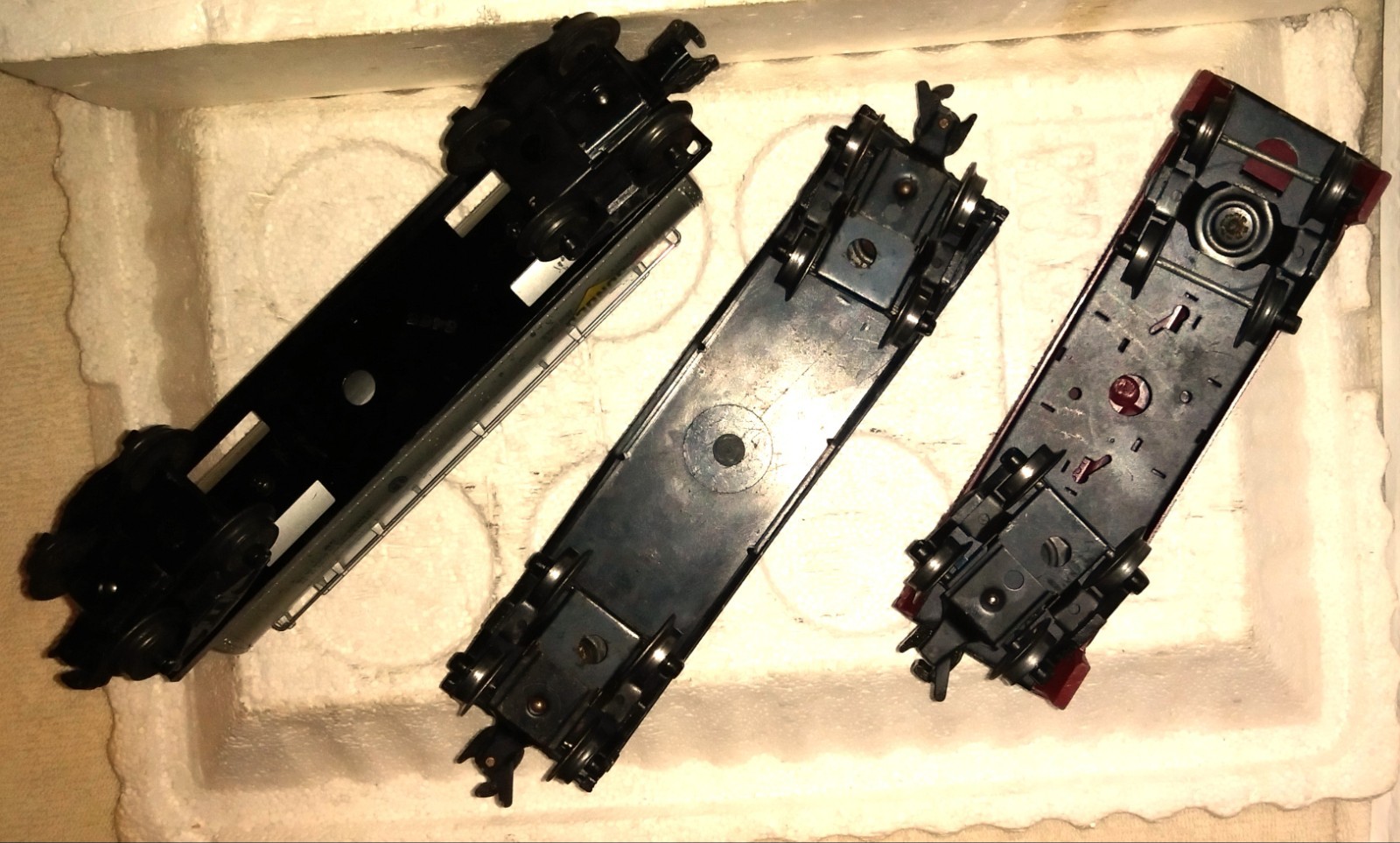 RARE NOSTALGIC 1948 MARX 501 C&O DIESEL & 3-LIONEL CARS TRAIN SET EXCELLENT NICE thumbnail 11