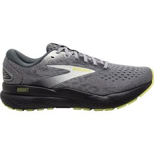 Men's Brooks Ghost 16, Primer/Grey/Lime, 7 2E Wide US