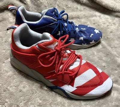 Puma Blaze Of Glory Red White Blue USA America Star Sneaker 362096-01 Mens Sz 10