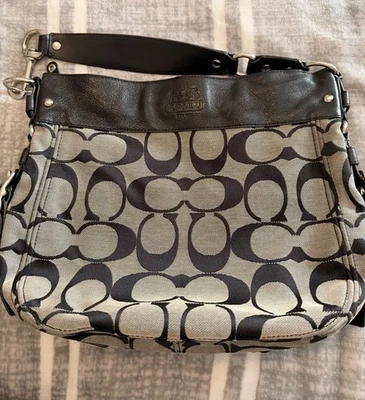 Coach Black Signature Hobo Bag | eBay