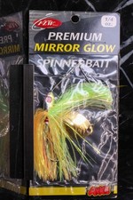 Vintage FLW TOUR Arkie Premium Mirror Glow Spinnerbait  In Package FISHING LURE
