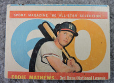 Top 10 Eddie Mathews Baseball Cards 22