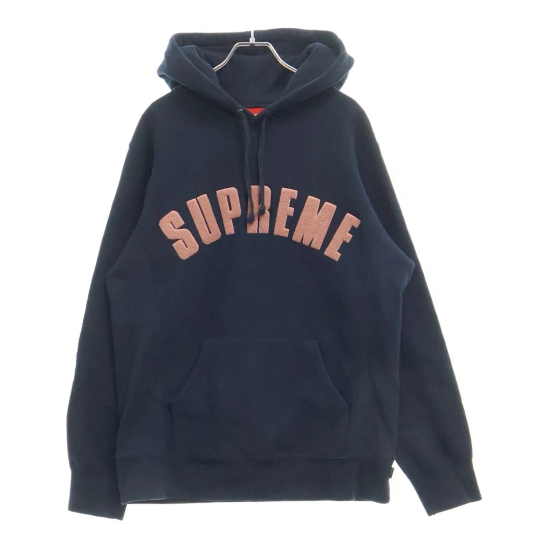 SUPREME 17SS Chenille Arc Logo Sweat à Capuche Arch Sweat Pull Occasion d4774