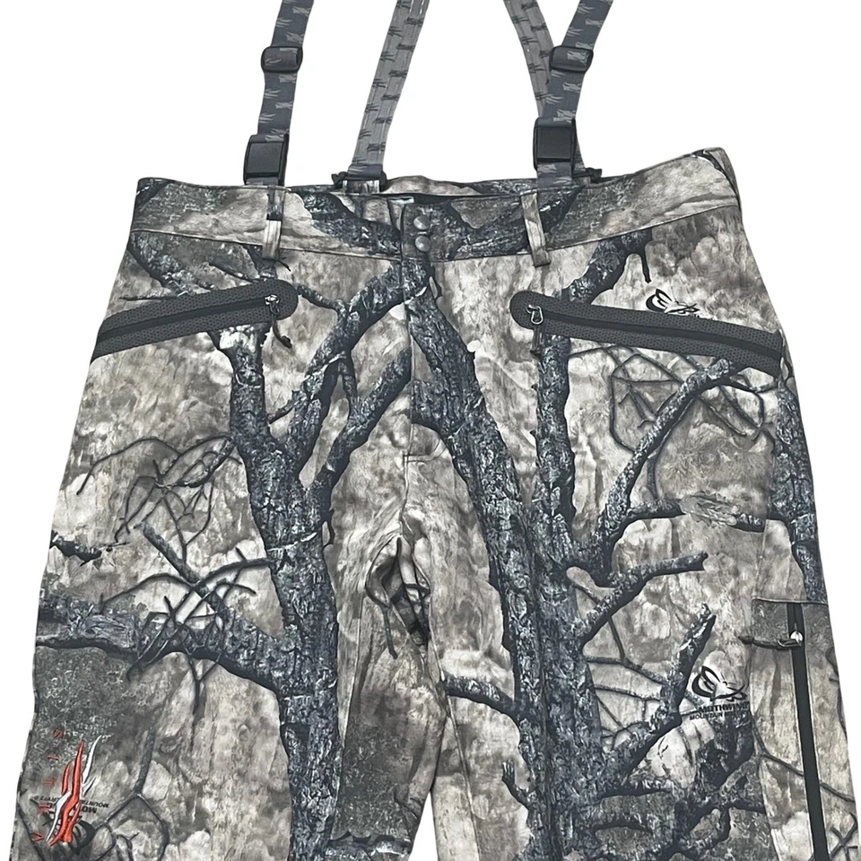 Pantalones con tirantes camuflados Sitka para hombre caza pesca equipo al aire libre grande ropa montaña Foto 4 de 4