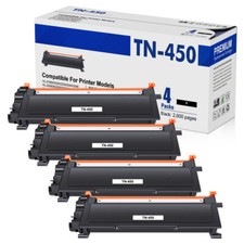 4PK TN450 TN-420 Toner Compatible with Brother MFC-7860DW 7360N HL-2270DW 2135W