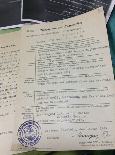 Collection of German Immigrant Documents - Picture 4 of 6