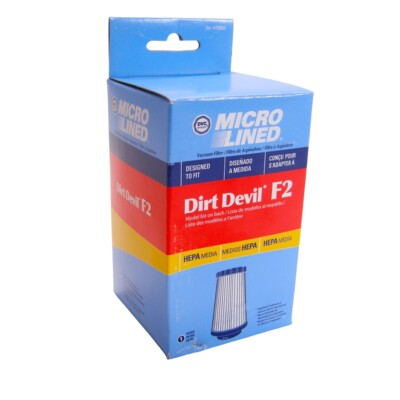 #ad Dirt Devil F2 Vacuum Filter Micro Lined HEPA 470880 NIB $7.99