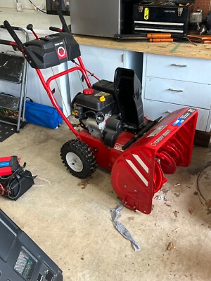Used Troy-Bilt Storm 2410 Snow Blower-Great Condition 43033586691|