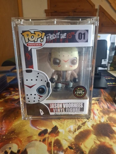 funko pop jason voorhees 01 chase (GLOW) EXCLUSIVE Green Glow W/armor