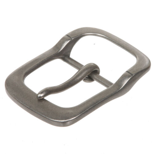 Hebilla de cinturón de barra central rectangular de una sola punta de 1 5/8" (40 mm) - Imagen 2 de 4