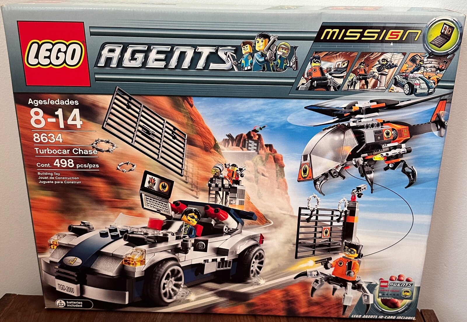 LEGO Agents: Turbocar Chase (8634) for sale online | eBay