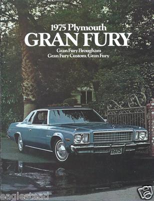 Auto Brochure - Plymouth - Gran Fury Brougham Custom - 1975 (AB641) 