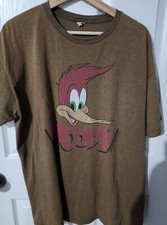 Vtg SOFT SPUN Woody Woodpecker T-shirt Men's Size XL Cartoon Tee Made in USA