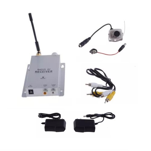 1Set Mini Wireless Camera Receiver Infrared Night Vision Security PAL System