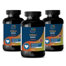 Omega-3 8060 (3 Bottles, 180 Softgels)