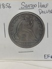 1856 Seated Liberty Half Dollar VF-XF — photo 3