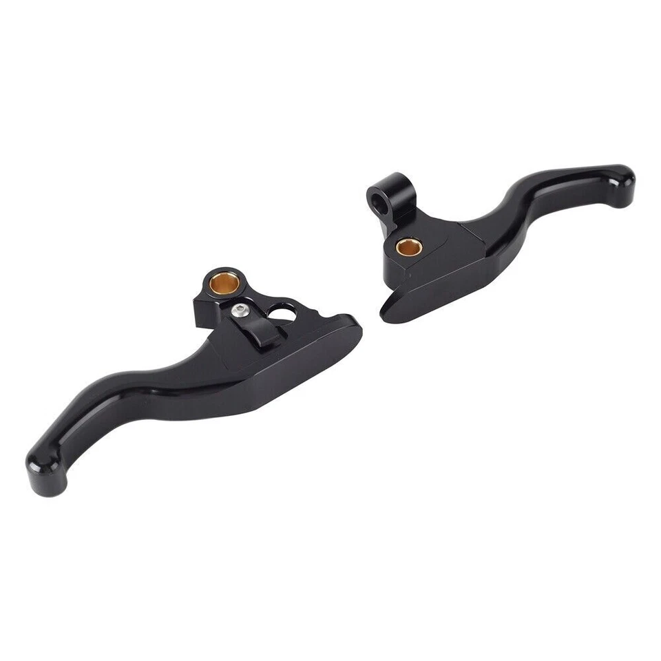 For 2008-2013 Harley Touring Glide Road King Hand Brake Clutch Levers 2-Finger - Image 3 of 4