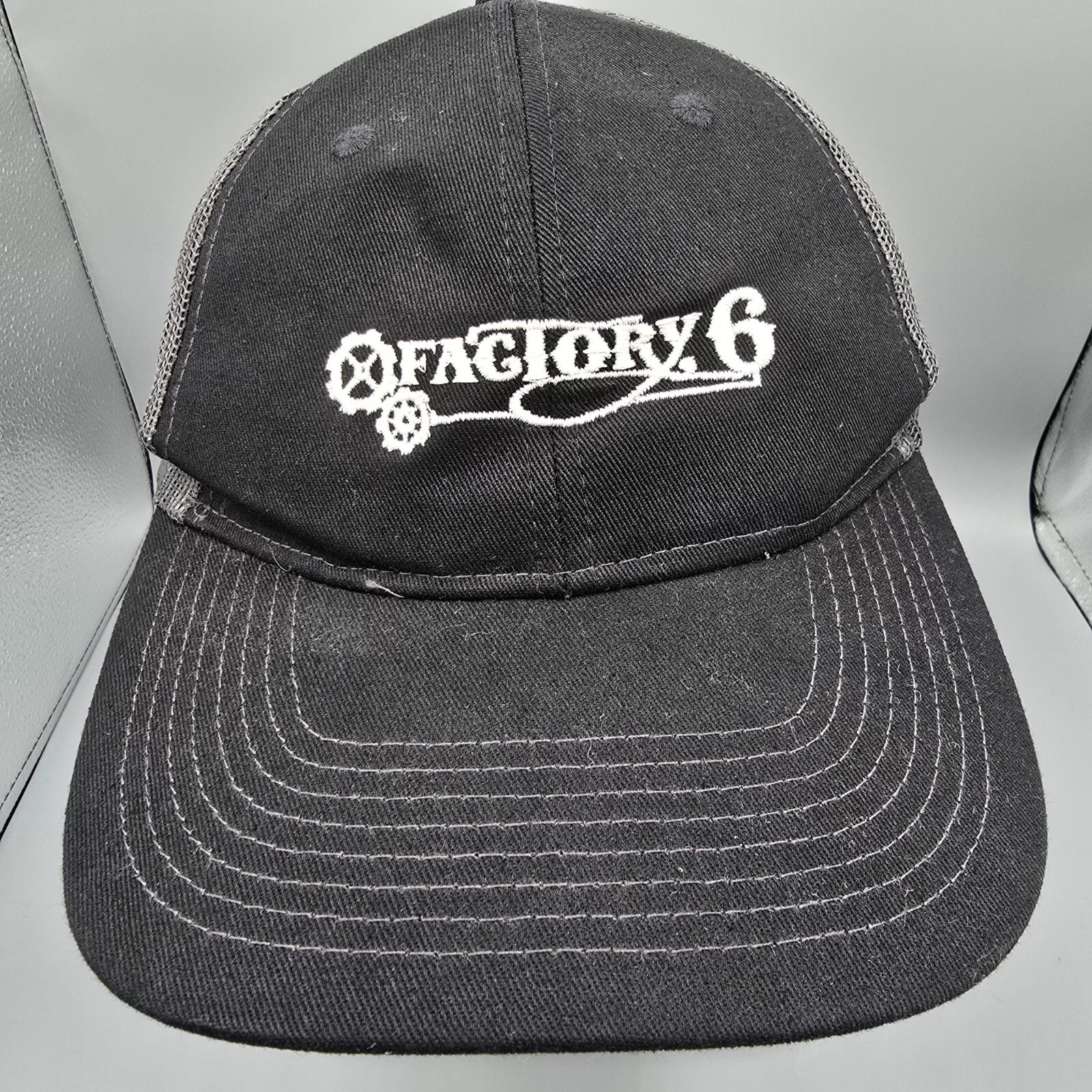 Factory 6 Contract Manufacturing & Packaging Black Port Authority Trucker Hat