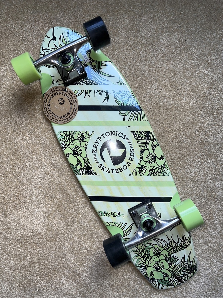 Skateboard Complet Kryptonics Cruiser 27 Pouces - Planche En Bois 8,5" - Occasion Bon état