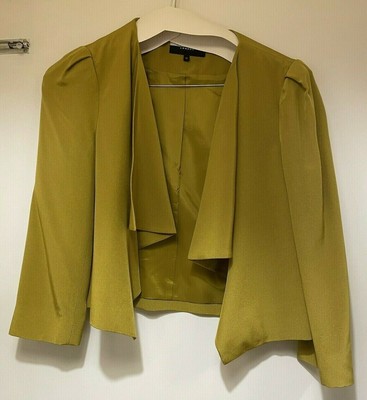 mustard bolero jacket