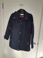 Women`s Eliza J Navy Smart Softcell Waterproof Jacket Size Xl