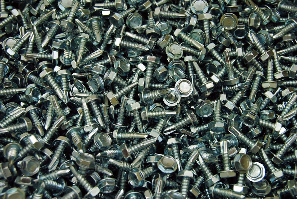 LEXAR INDUSTRIAL (1100) Hex Washer Head #10 x 5/8 Self-Drilling #3 Tek Screw IHW