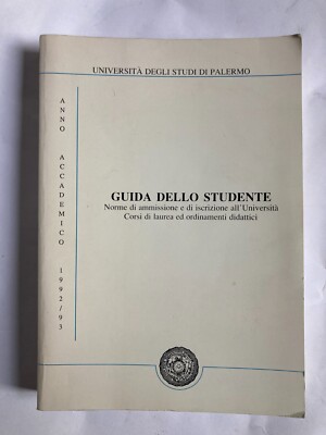 Studentenführer Universität Palermo, akademisches Jahr, 1992-93