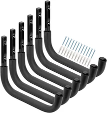 Heavy Duty Garage Storage Hooks 12.4 Inch Hanger Wall Mount In/Outdoor Organizer