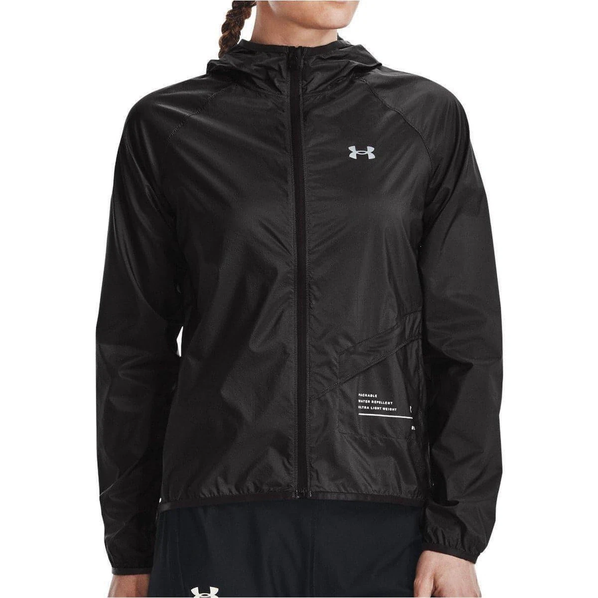 Under Armour Qualifier Storm Packable Womens Running Jacket - Grey