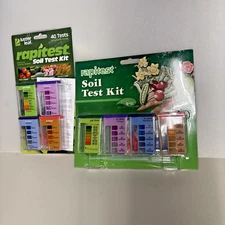 Rapitest Soil Test Kit PH TESTER #1601 (40 Test Each) Bundle Deal. 2 Packages