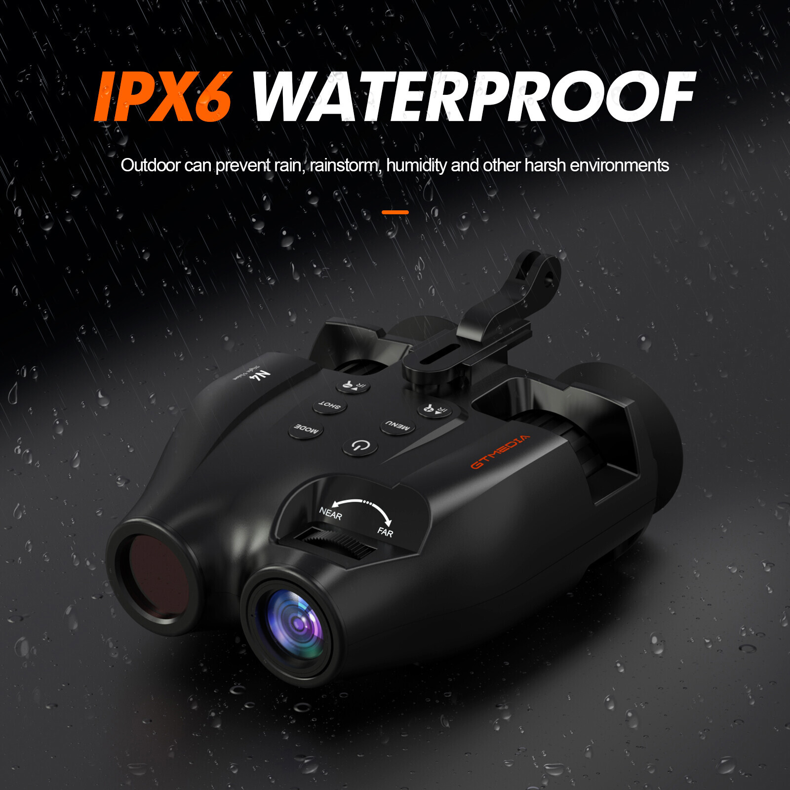 Head Mounted Night Vision Goggles Rechargeable Hand Free Night Vision Binoculars