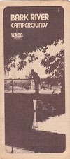 1980's Bark River Campgrounds Jefferson Wisconsin Brochure