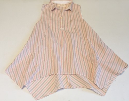 New Anthropologie Isabella Sinclair Striped Plane Tunic Top - Sz Small - Picture 3 of 6