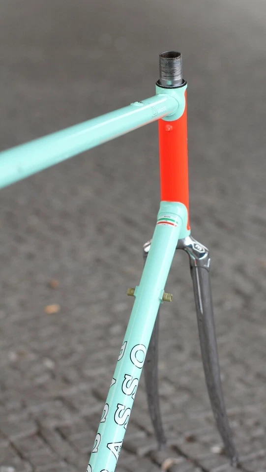 Basso Ascot Columbus MS Frame / 62 cm / Celeste Neon Orange / Multishape loto - Bild 4 von 4